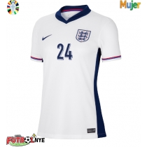 Camiseta Inglaterra Cole Palmer #24 Primera Equipación para mujer Eurocopa 2024 manga corta